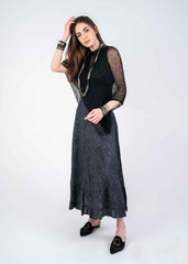 עליונית פונצ'ו צבע שחור