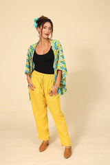 עליונית קימונו קצרה