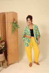 עליונית קימונו קצרה