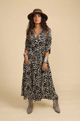 שמלת סלינה מקסי