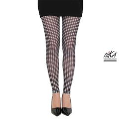 (Pepita) גרביון ללא רגל בהדפס פפיטה