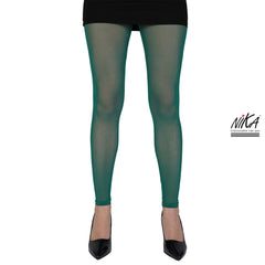 גרביון ללא רגל בצבע ירוק בקבוק