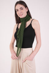 עליונית פונצ'ו צבע ירוק זית