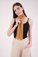 עליונית פונצ'ו צבע זהב