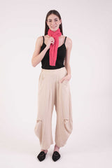 עליונית פונצ'ו צבע קורל