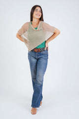 עליונית פונצ'ו צבע גוף