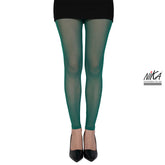 גרביון ללא רגל בצבע ירוק בקבוק