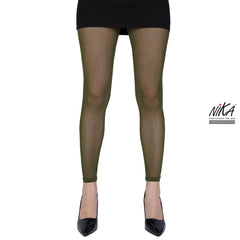 גרביון ללא רגל בצבע ירוק זית