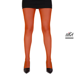 גרביון עם רגל בצבע חמרה