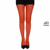 גרביון עם רגל בצבע חמרה