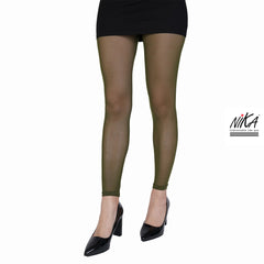 גרביון ללא רגל בצבע ירוק זית