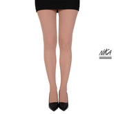 גרביון עם רגל בצבע גוף שזוף