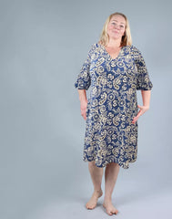 שמלת ויסקוזה פלאס סייז