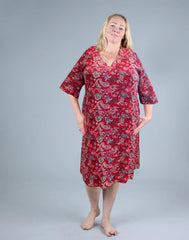 שמלת ויסקוזה פלאס סייז