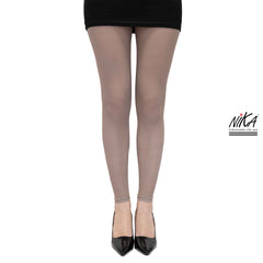 גרביון ללא רגל בהדפס דמוי רשת