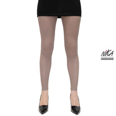 גרביון ללא רגל בהדפס דמוי רשת