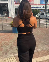 מכנסי לייקרה מתרחבים