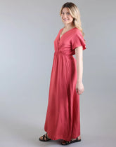 שמלת מקסי חלקה