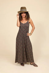 שמלת קיץ - כתפיות באורך מקסי