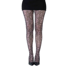 גרביון עם רגל בהדפס שיק אורבני