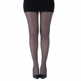 גרביון עם רגל בצבע אפור בהיר