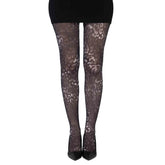 גרביון עם רגל בהדפס עוצמתי