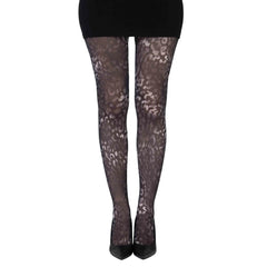 גרביון עם רגל בהדפס עוצמתי