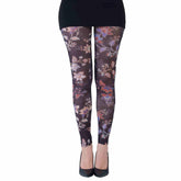 גרביון ללא רגל בהדפס פריחת חצות