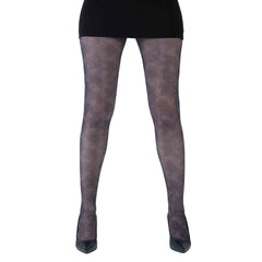 גרביון עם רגל בהדפס עומק גיאומטרי