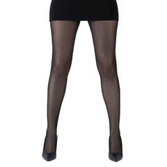 גרביון עם רגל- לורקס כסף (Lurex)