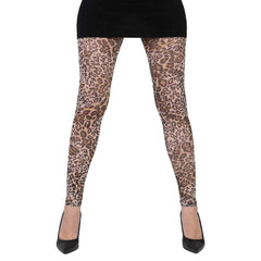 גרביון ללא רגל בהדפס שיק מנומר נדיר