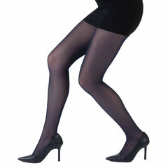 גרביון עם רגל בצבע ג'ינס כחול