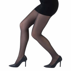 גרביון עם רגל בצבע אפור כהה