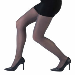 גרביון עם רגל בצבע אפור בהיר