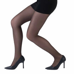 גרביון עם רגל בצבע חום שוקולד