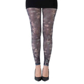 גרביון ללא רגל בהדפס צללים