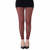 גרביון ללא רגל בצבע בורדו