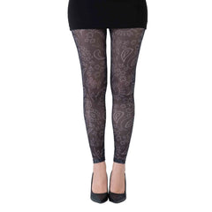 גרביון ללא רגל בעיטורים עדינים