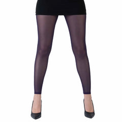 גרביון ללא רגל בצבע סגול חציל