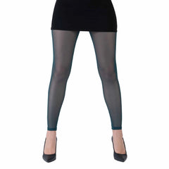 גרביון ללא רגל בצבע טורקיז