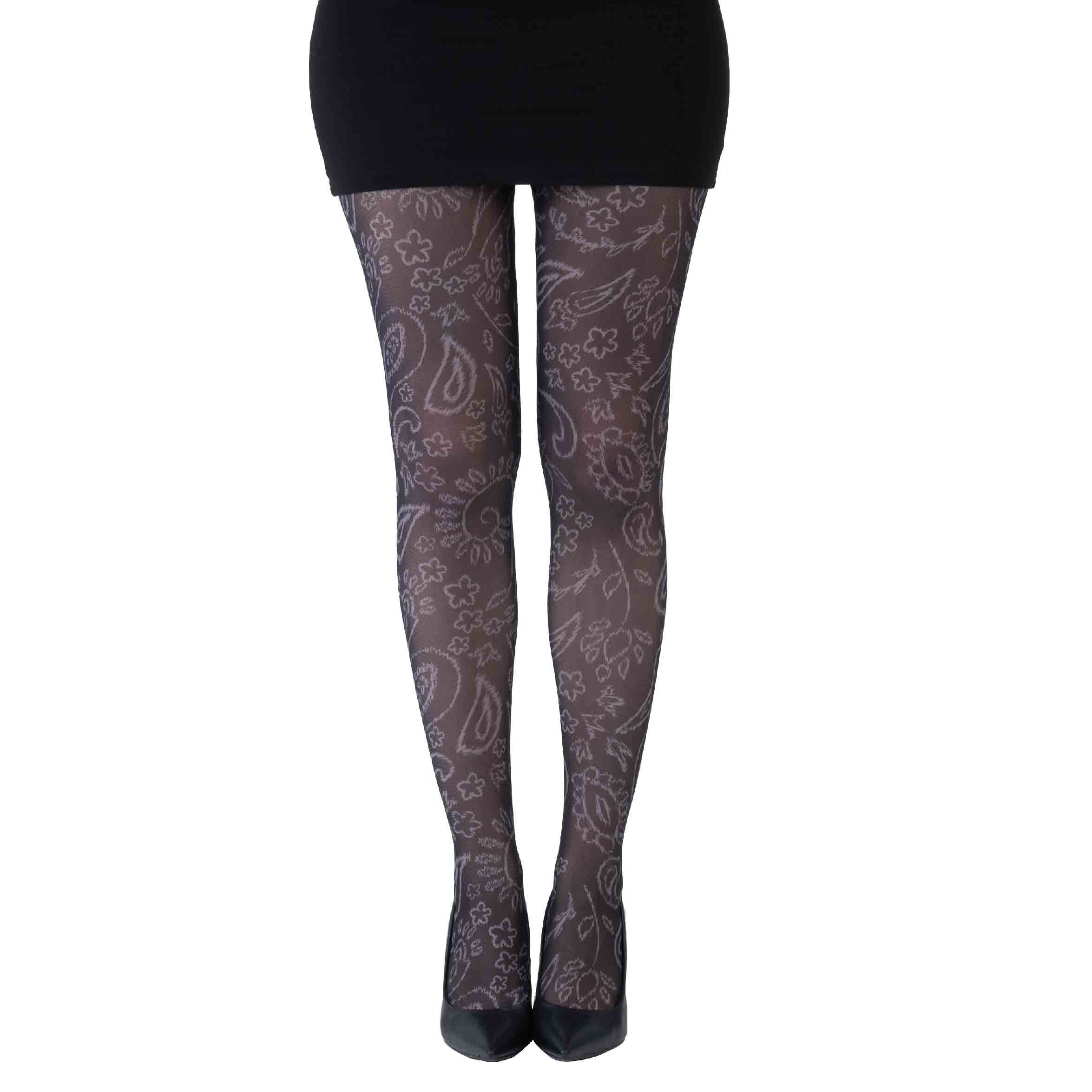 Full-Leg Scattered Paisley