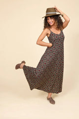 שמלת קיץ - כתפיות באורך מקסי