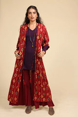 עליונית קימונו ארוכה קשירה