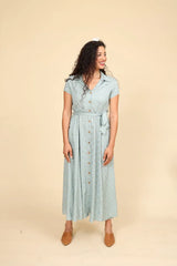 שמלת איגי שרוול קצר