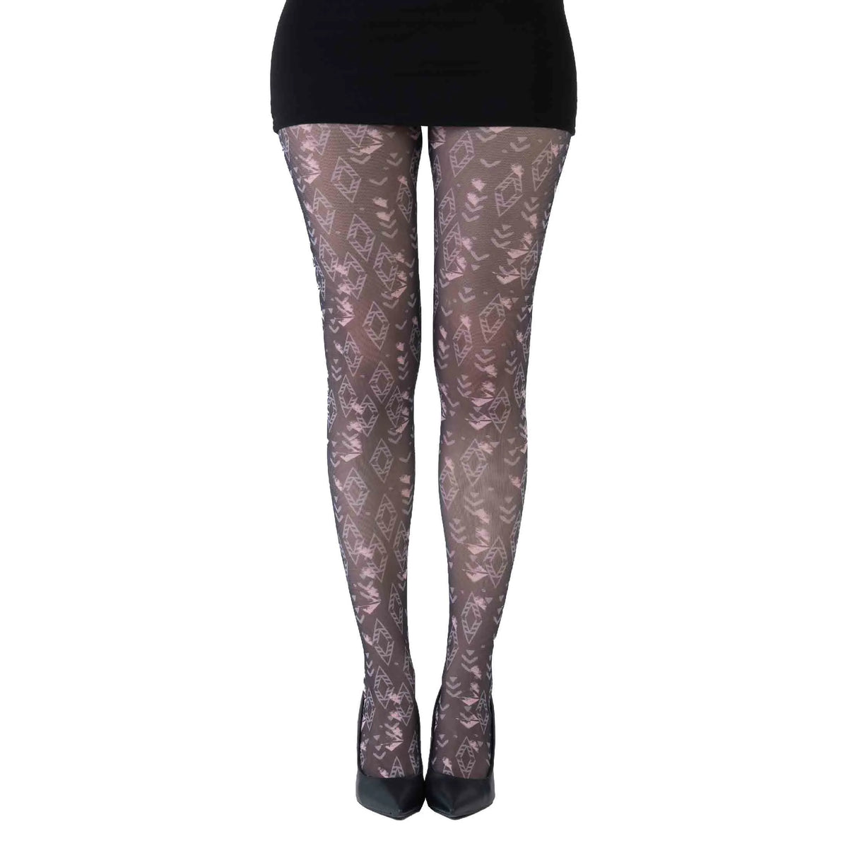 גרביון עם רגל בהדפס שיק אורבני