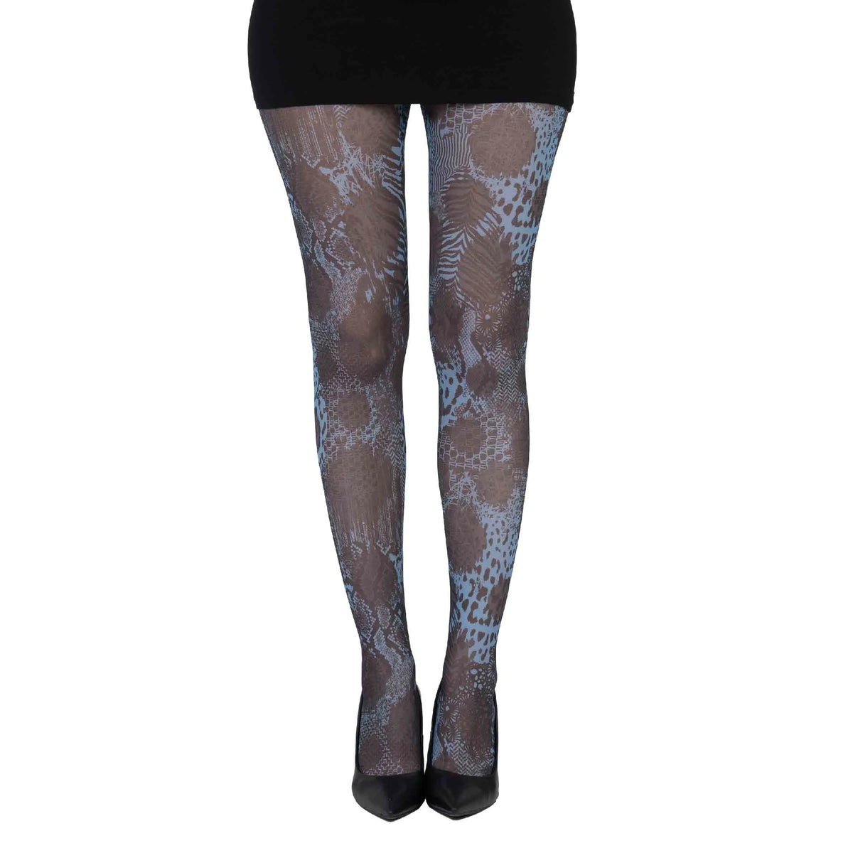 גרביון עם רגל בהדפס שיק חייתי