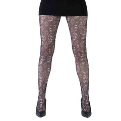 גרביון עם רגל בהדפס שיק אורבני