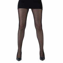 גרביון עם רגל- לורקס זהב (Lurex)