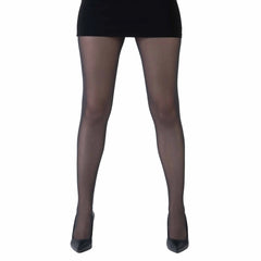 גרביון עם רגל בצבע אפור כהה