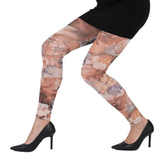 גרביון ללא רגל בהדפס סתיו חלומי